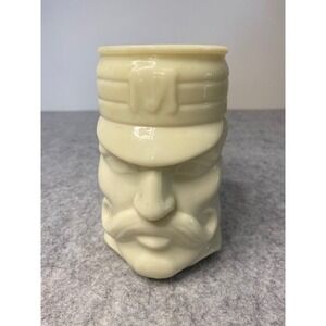 Avon‎ Collectible Custard Glass Mug Stein 'Casey At Bat' Mudville Mint***VINTAGE